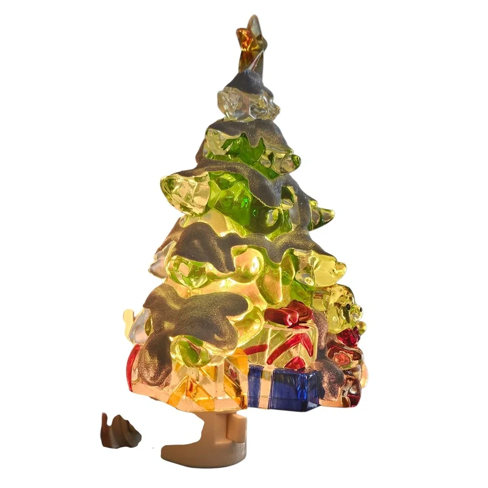 Christmas Tree Night Light‎ Teddy Bear Gifts Plug In Holiday Decor